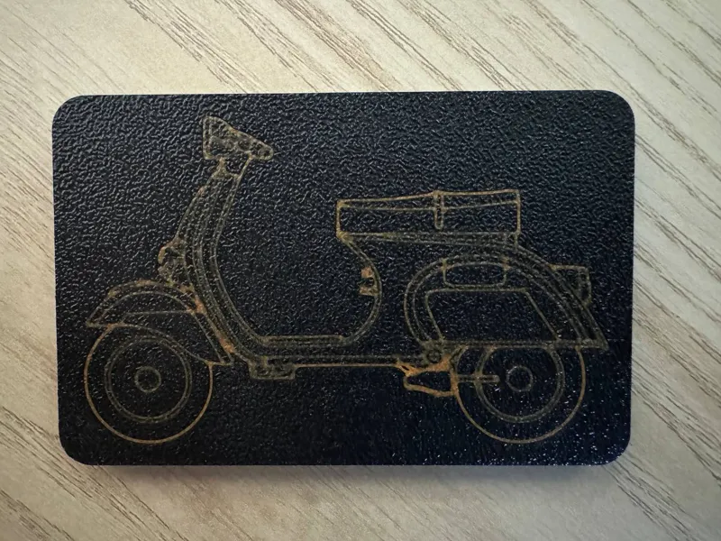 Vespa card