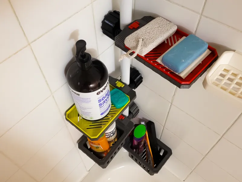 Floating Shower Caddy System