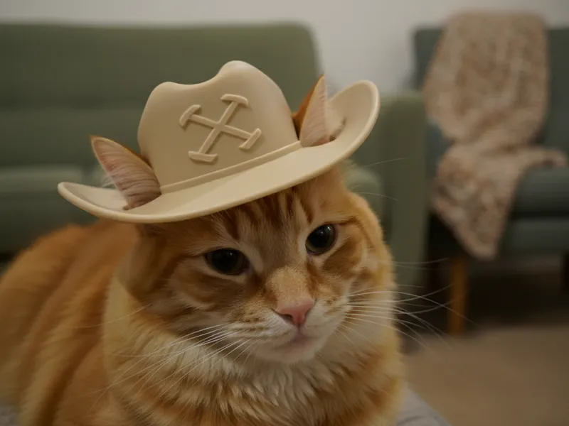 The Purr-fect Cowboy Hat