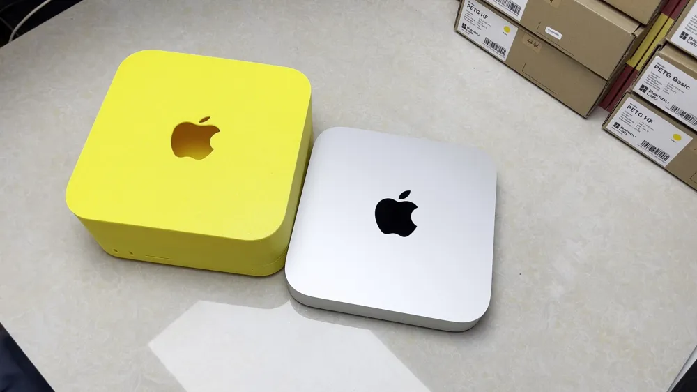 Apple Computer Studio Box Mac Studio tissue box original size model storage box 1:1 Apple Mac ...