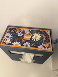 Tissue Box no hook with Bottom Chamfer