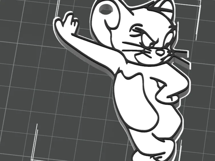 TOM AND JERRY KEYCHAIN