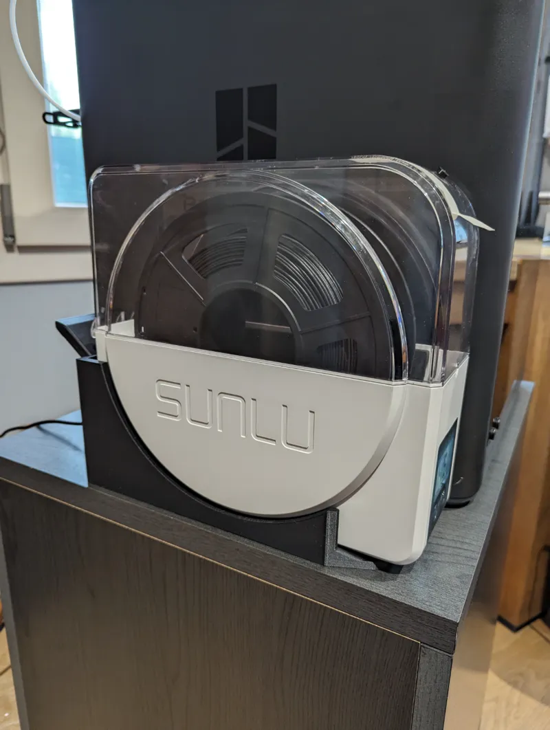 Sunlu s1 holder +lid stop +shelf +fix nextBambulab