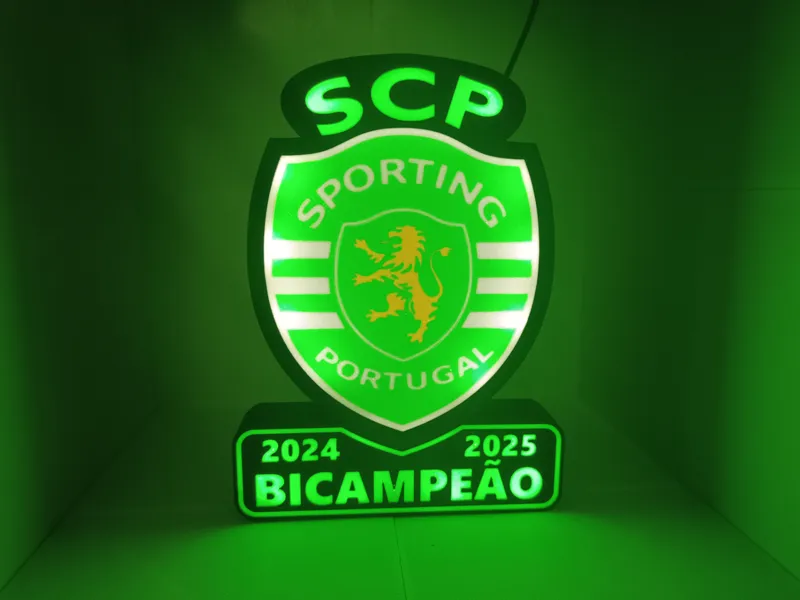 Luminária Sporting Bicampeao