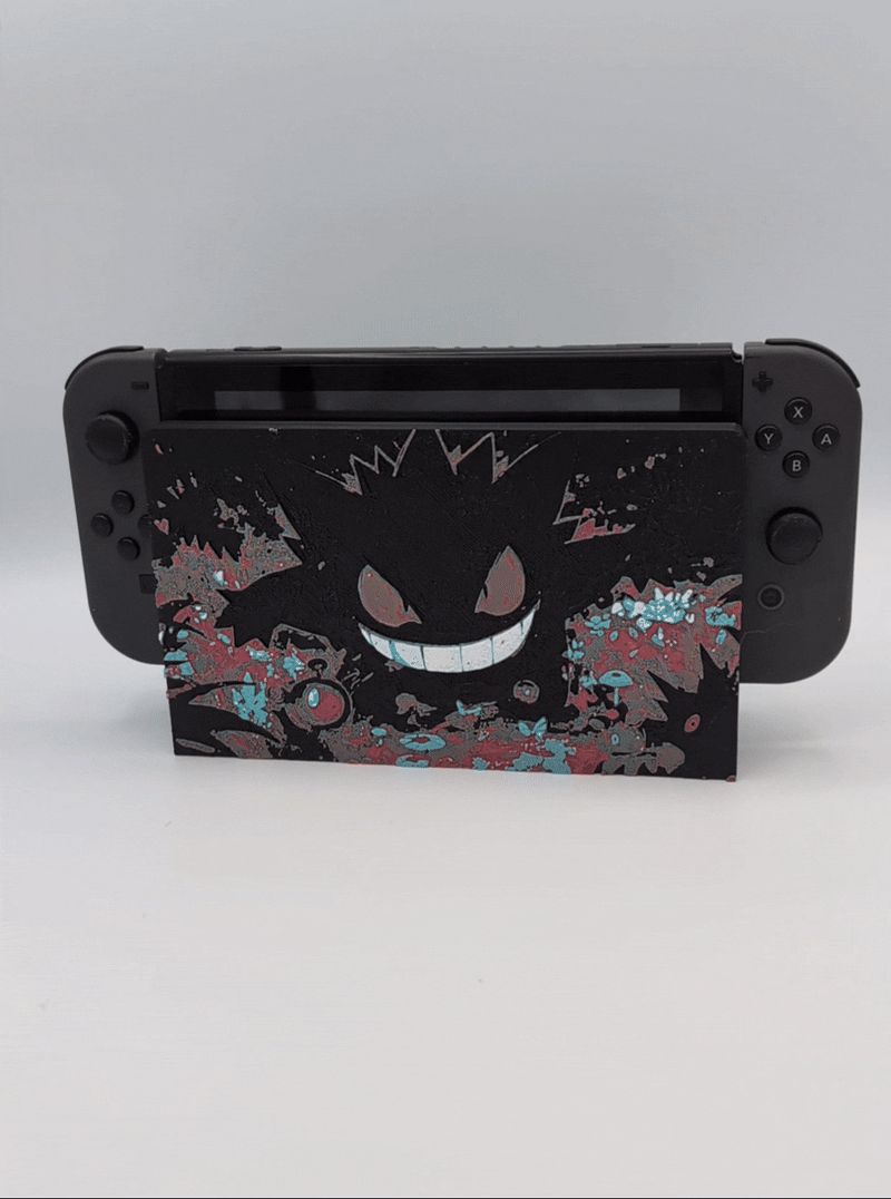 Swappable/Customizable Nintendo Switch Dock Cover 