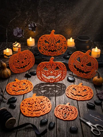 Adorno temático: Halloween Pumpkin Hanging Decor — vista de referencia 4