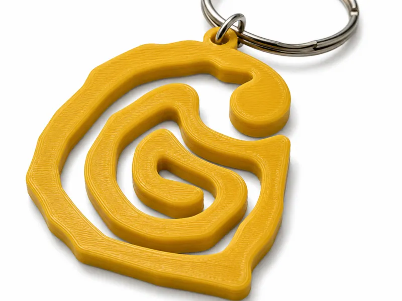 Wavy Carhartt Logo Keychain