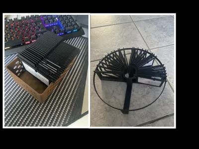 Business Card Storage (Carousel and Box)