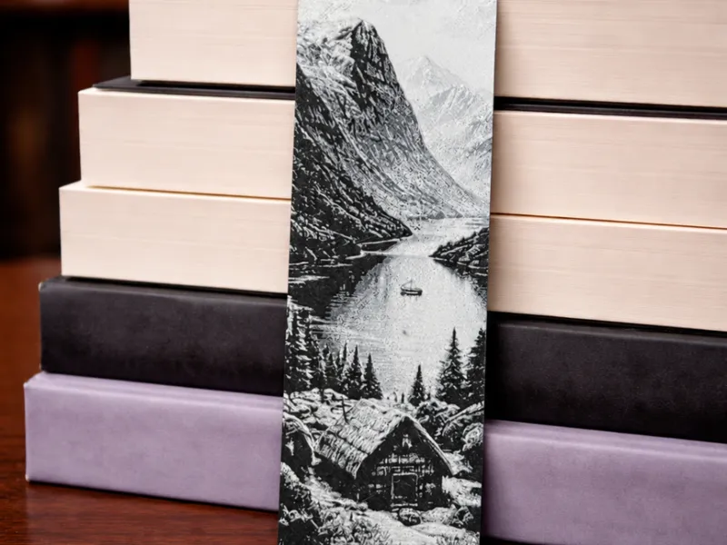 Norwegian Fjords Bookmark (0.2mm)