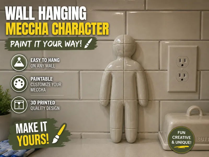 large Wall Hanging Meccha Chameleon Game Character