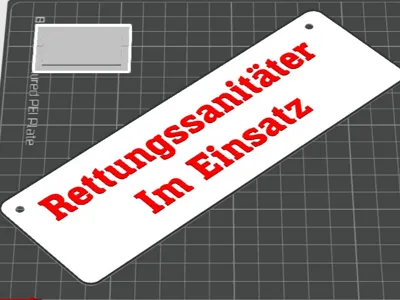 Emergency Medical Technician Sign