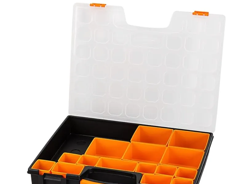 Amazon Basics 19 Compartment Organizer Over-Latch