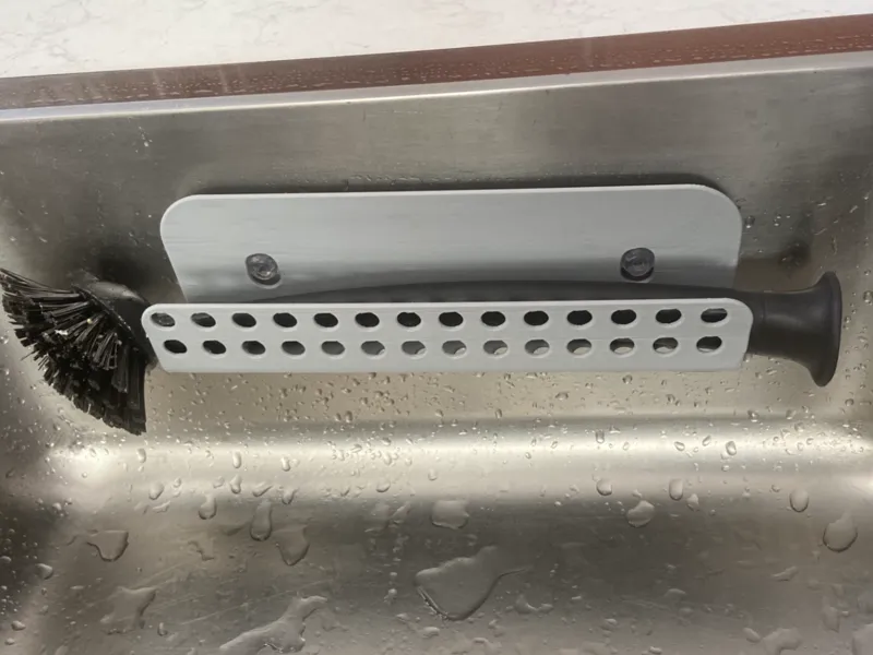 Dishwashing brush holder