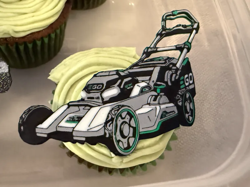 Ego Lawnmower - Cupcake Topper
