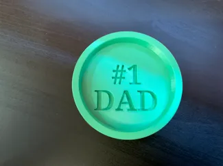 #1 Dad Coaster