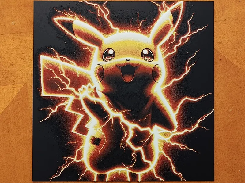 Pikachu - Pokemon - Hueforge