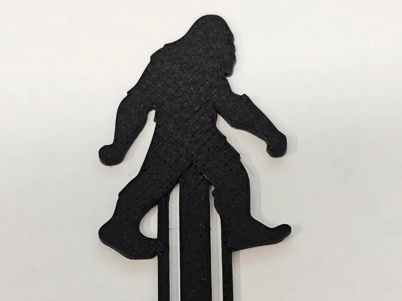Simple Bigfoot Bookmark - Commercial Use
