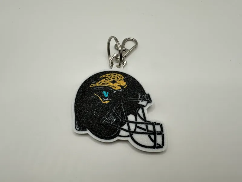 Jacksonville Jaguars Helmet Keychain