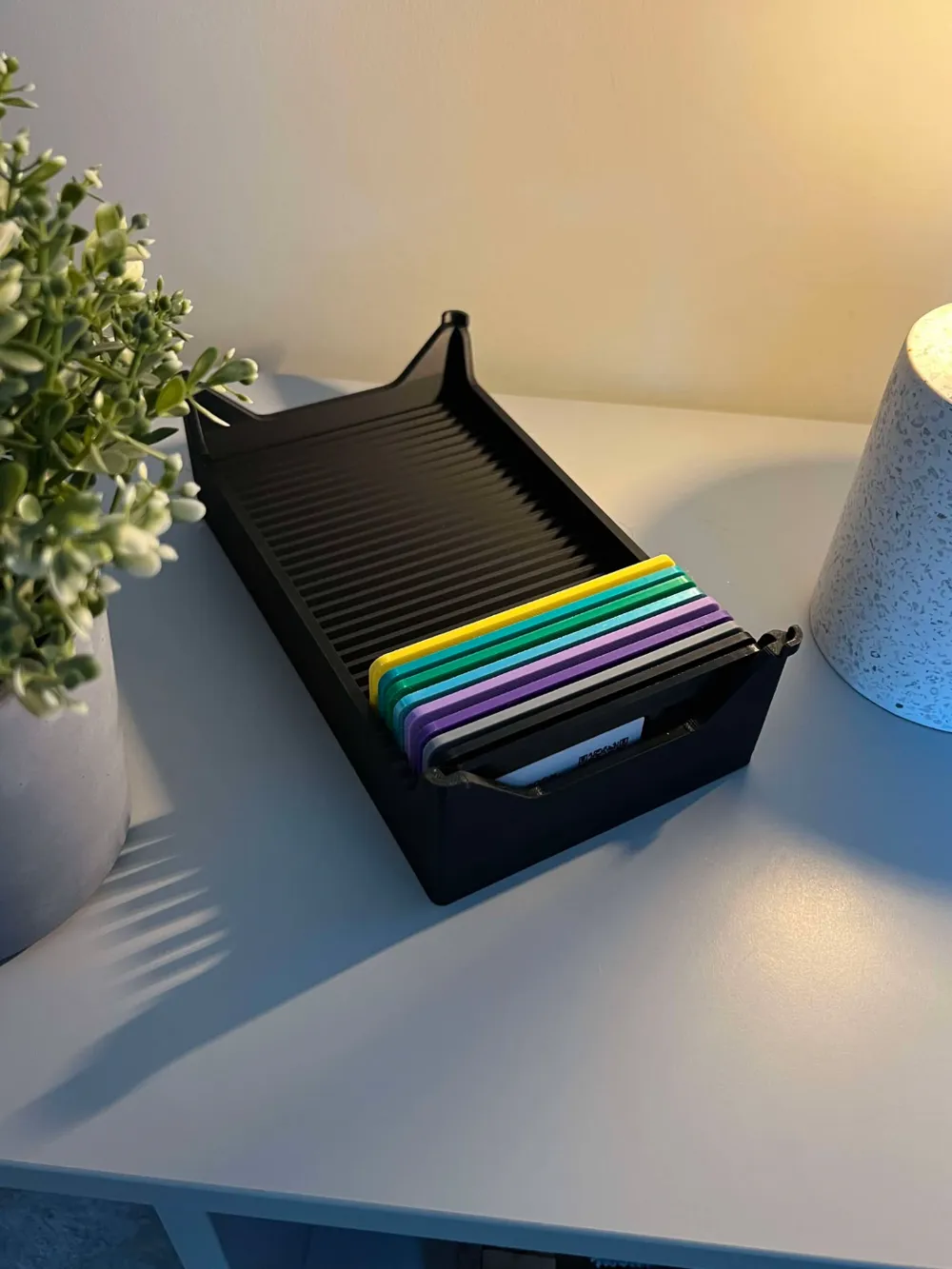 Stackable Filament Sample Display Filament Sample Card & Organiser (Stackable) - Free 3D Print Model ...