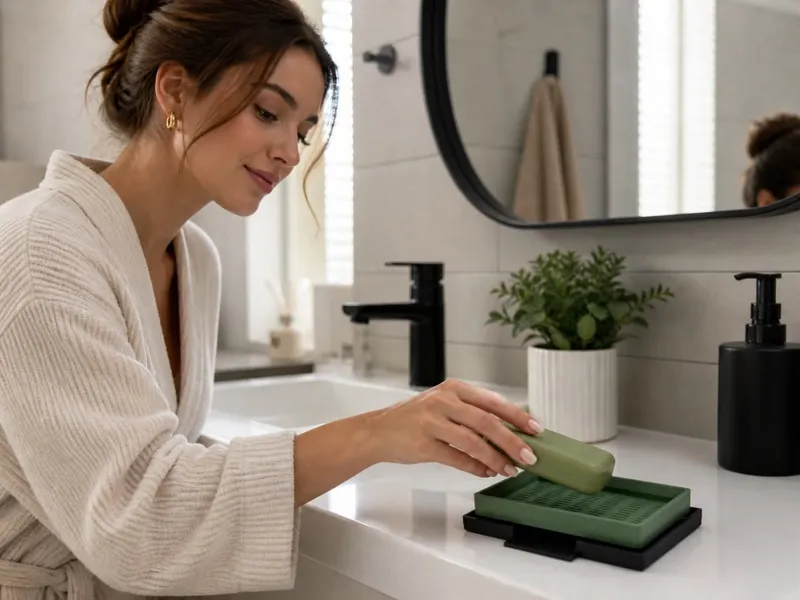 Two-Piece Soap Dish with Drainage 