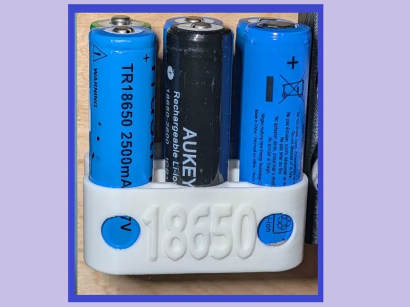 18650 Holder - 6 Battery