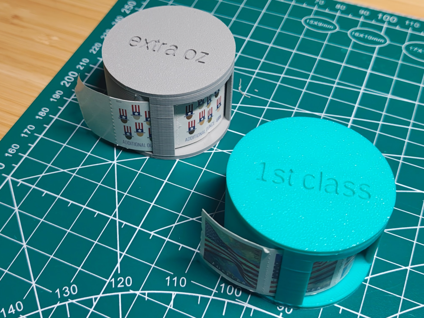 US postage roll stamp dispensers