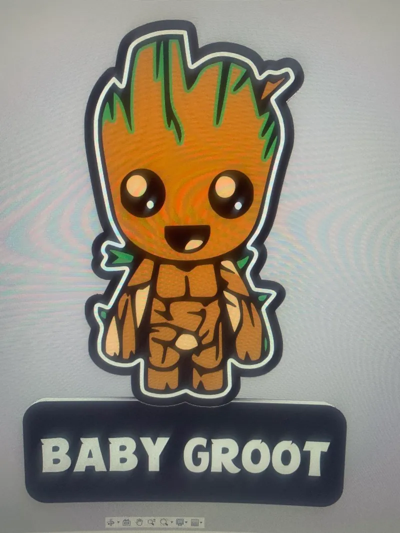 BABY GROOT LIGHTBOX