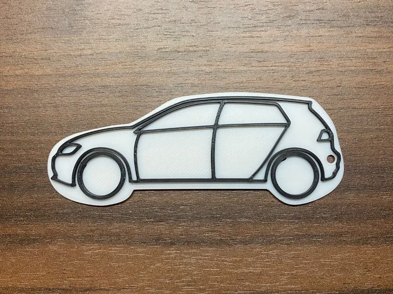 VW Golf Keychain