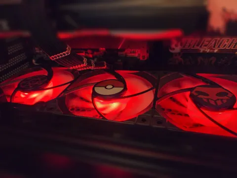 Caja o estuche: HubCaps - Customizable pc case fan intake covers — referencia de MakerWorld