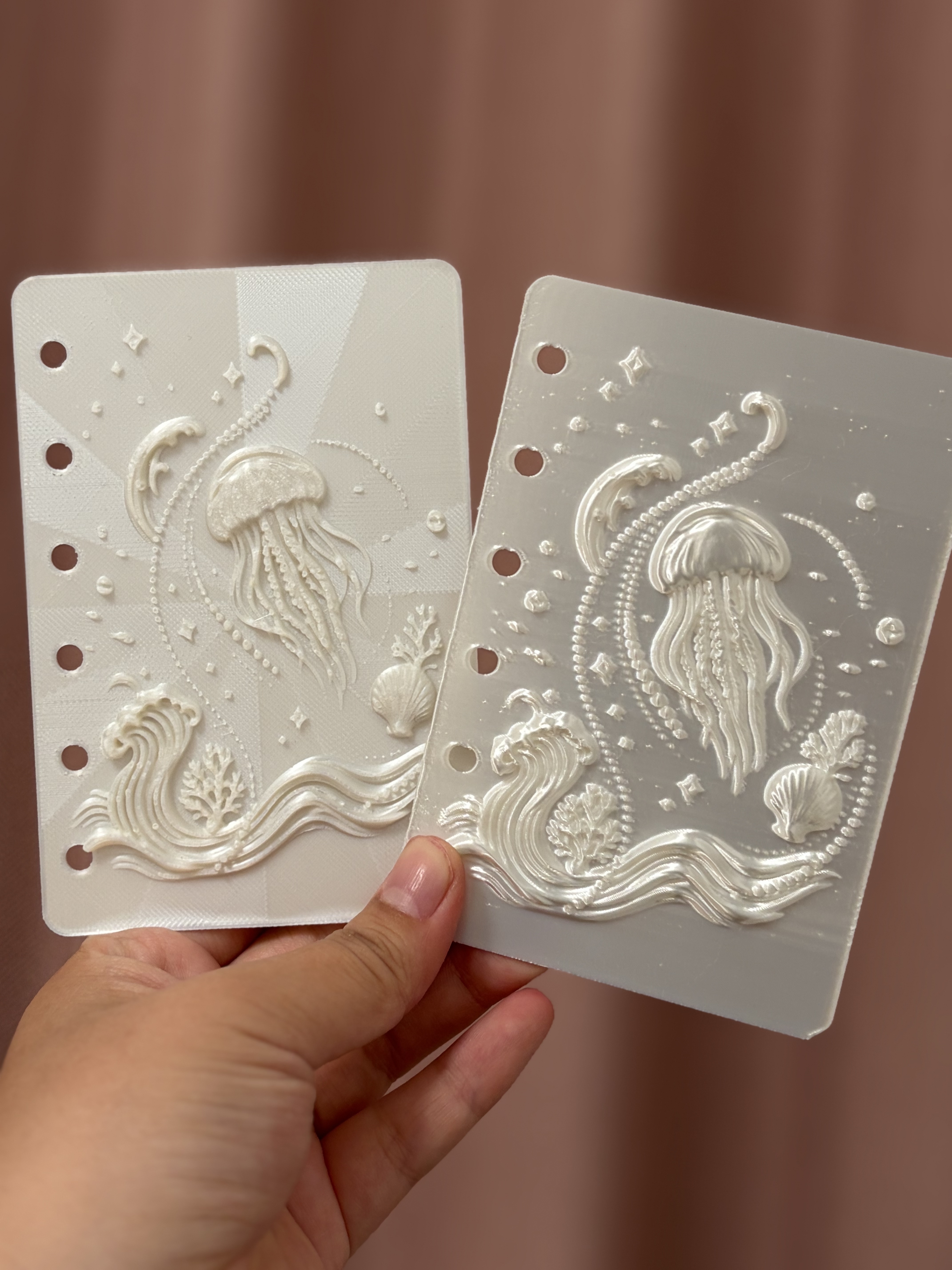 Miniatura 1 do modelo 3D 梦幻海洋A7 M5 分隔页 手账活页封面