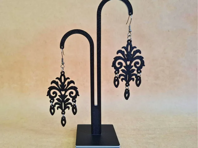 Baroque Lace Earrings – Elegant Statement Jewelry