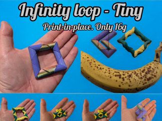 Infinity Loop Fidget - Tiny edition - only 16g