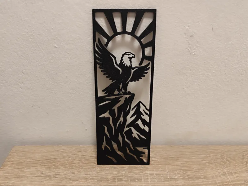 Adler Wandbild