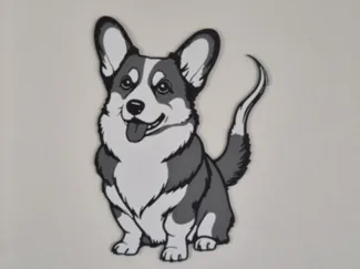 Corgi dog 2d