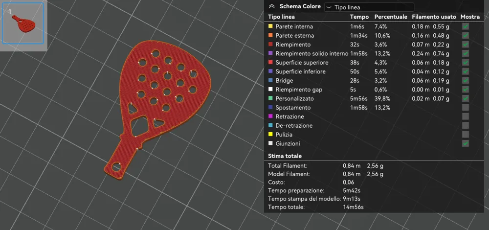 Padel Racket Overlay Padel racket keychain by SIMP LAB MakerWorld: Download Free 3D Models