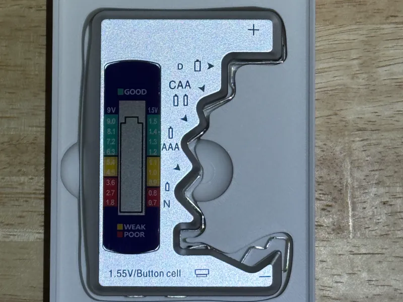 Gridfinity ー battery checker case