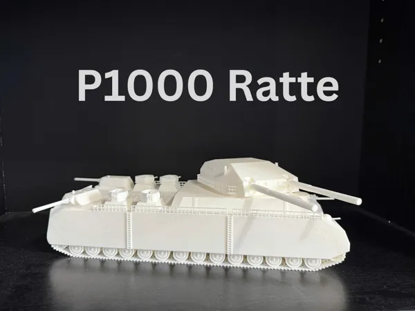Maquette du char P.1000 Ratte