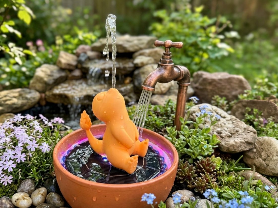 Glumanda Solarbrunnen Figur
