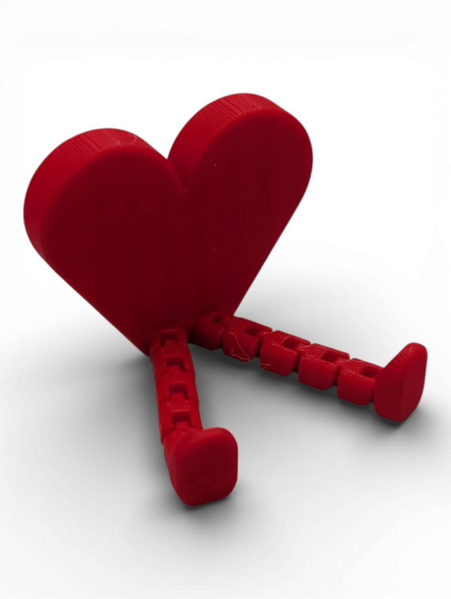 Flexi Heart Buddy with Angled Posable Legs - Free 3D Print Model ...