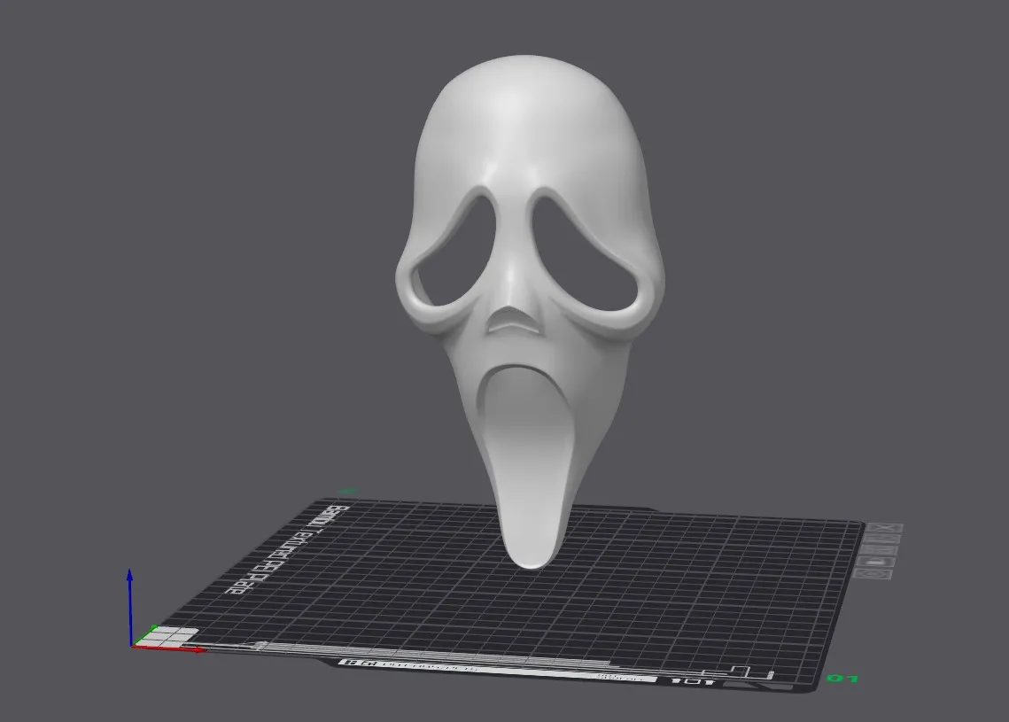 Scream mask - Free 3D Print Model - MakerWorld