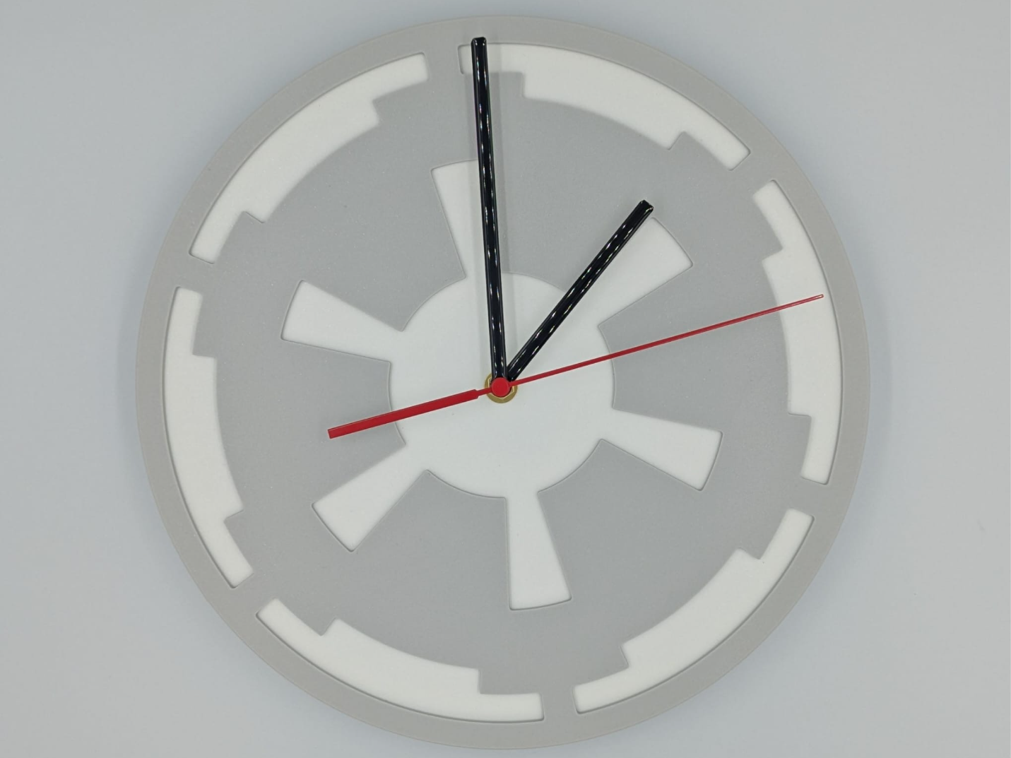 Star Wars clock imperial design (with hands)