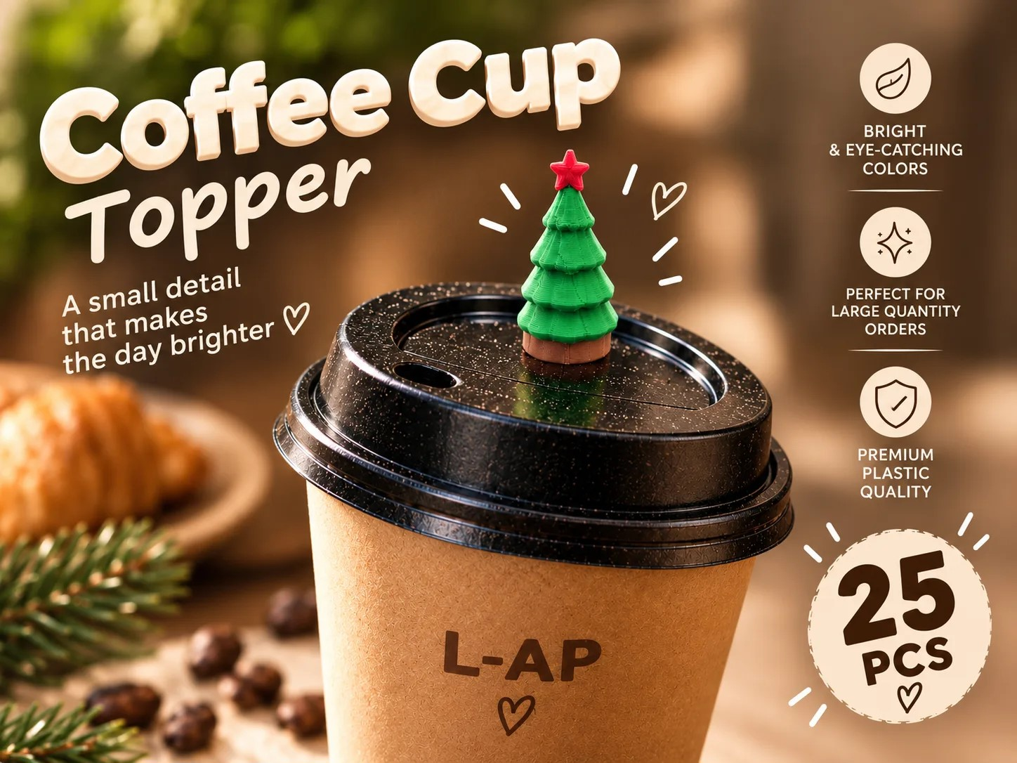 A topper for drink and coffee - Топпер для кофе - 1