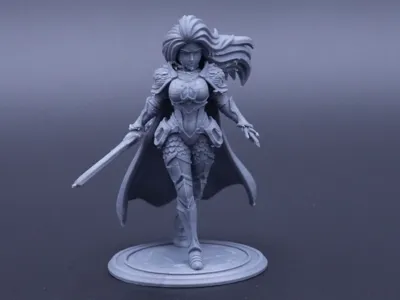 warrior princess carrying a sword