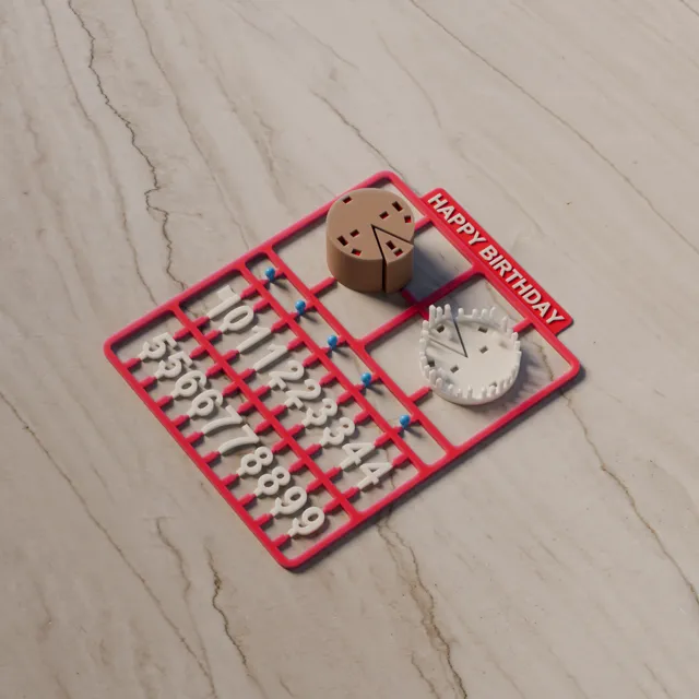 Happy Birthday Kit Card | Cake