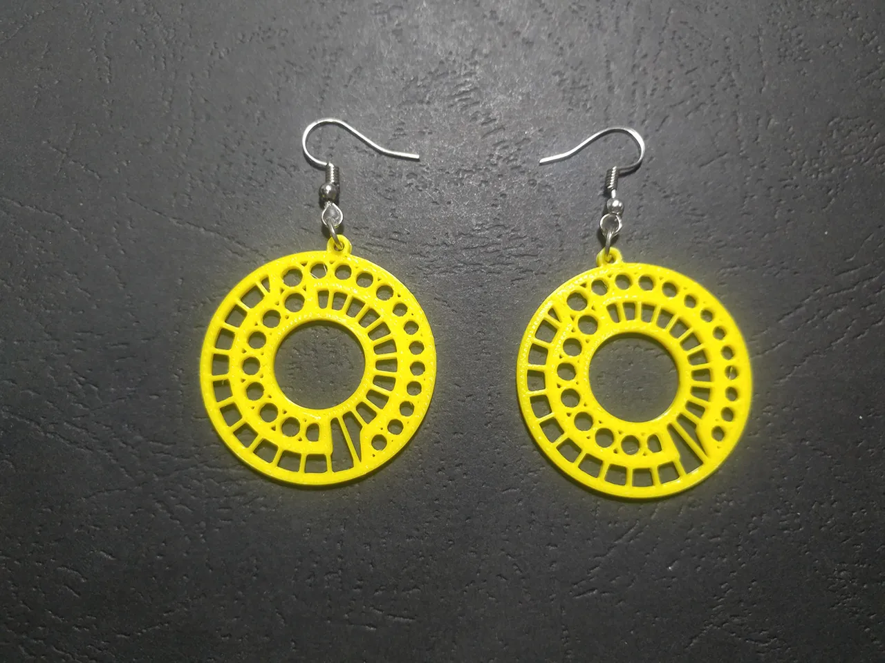Halo Labyrinth Earrings view 2
