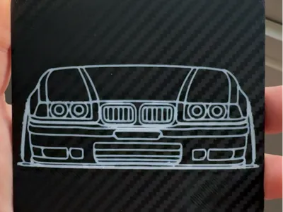 BMW E36 coaster