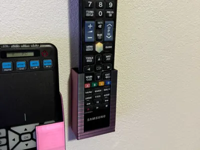 TV Remote Wall Mount / Holder (47x25mm)