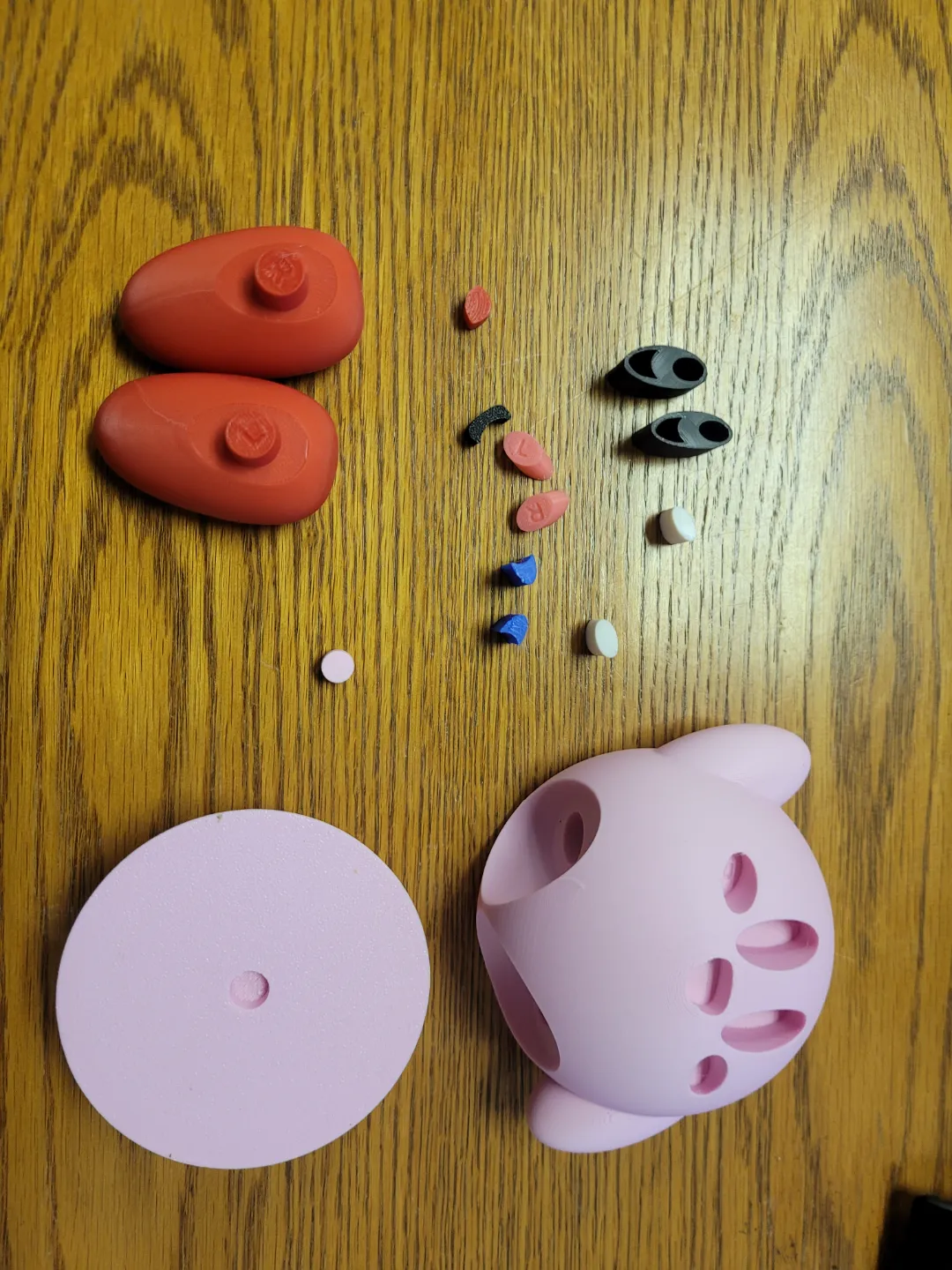 Cute and Happy Kirby (Nintendo) Multipart Model view 2