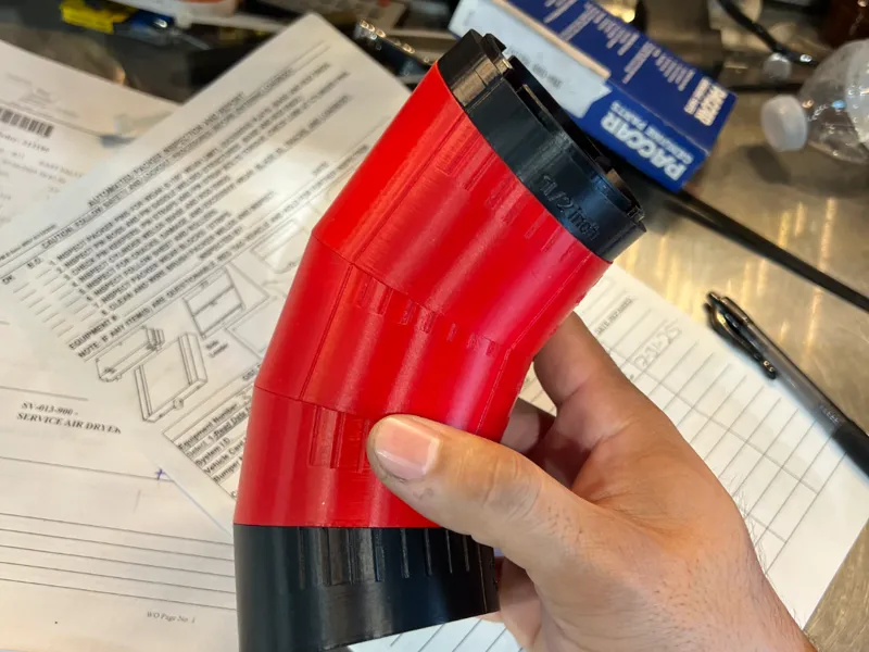 3 inch pipe mock up 5 inch center line radius