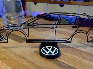 Golf 8 GTI Clubsport silhouette
